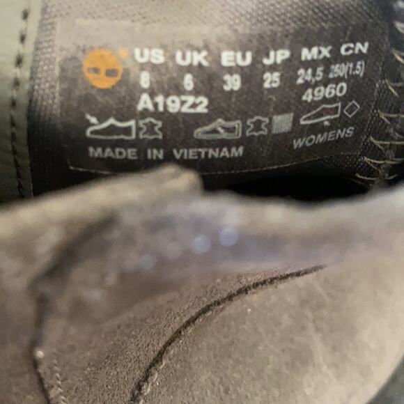 Timberland Grey Suede Ortholite Booties Size: 8 - Picture 8 of 9